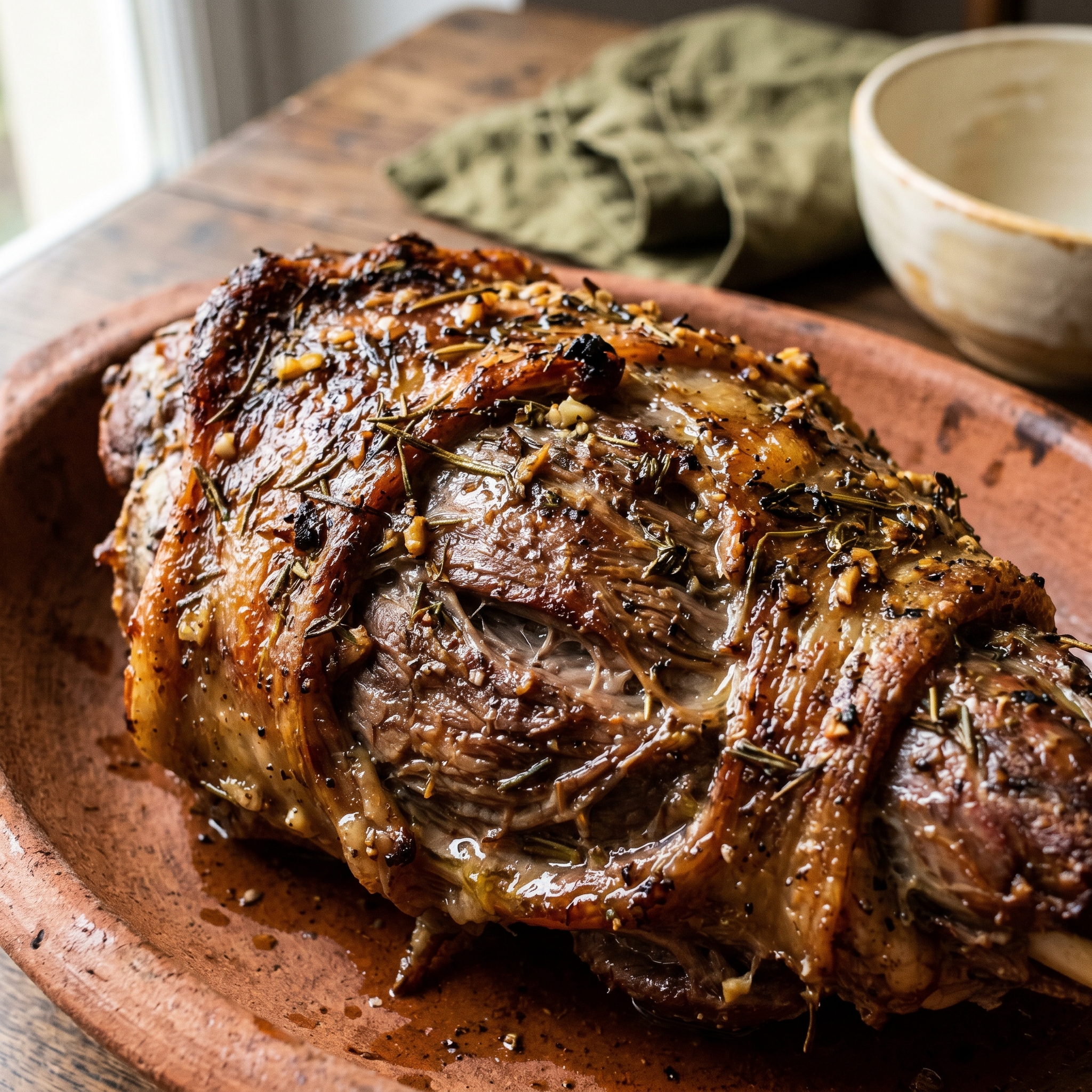 Agnello al Forno Umbro — dettaglio della texture