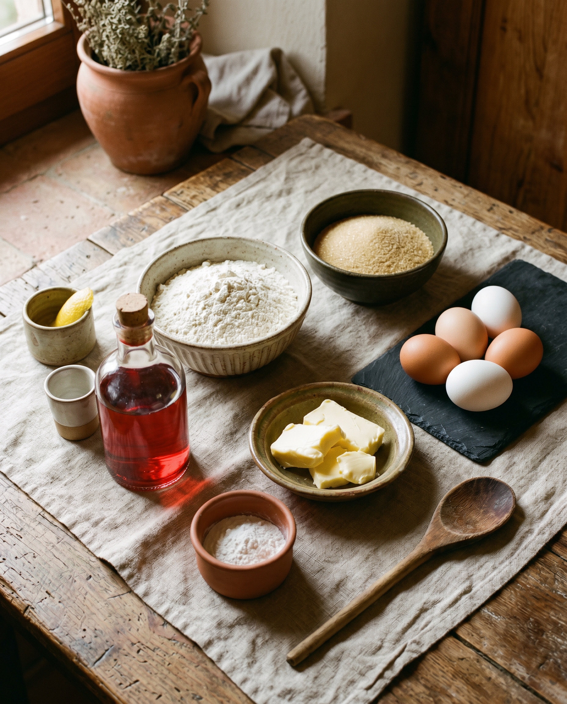 Ingredienti per ciaramicola di perugia