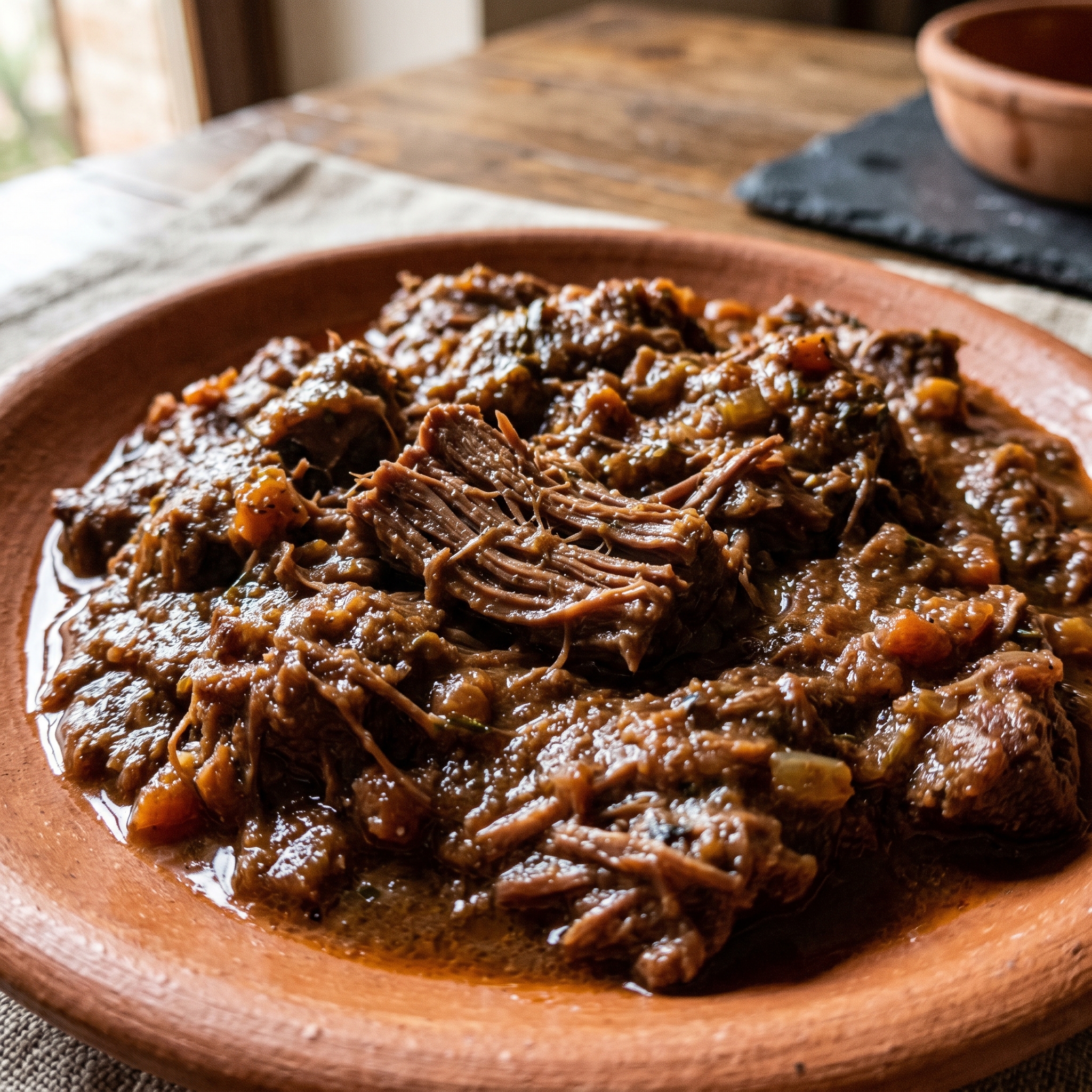 Cinghiale in Umido alla Maniera Umbra — dettaglio della texture