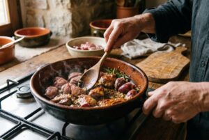 Coratella d'Agnello all'Umbra — passaggio 3