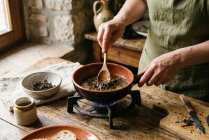 Crostini al Tartufo Nero di Norcia — passaggio 3
