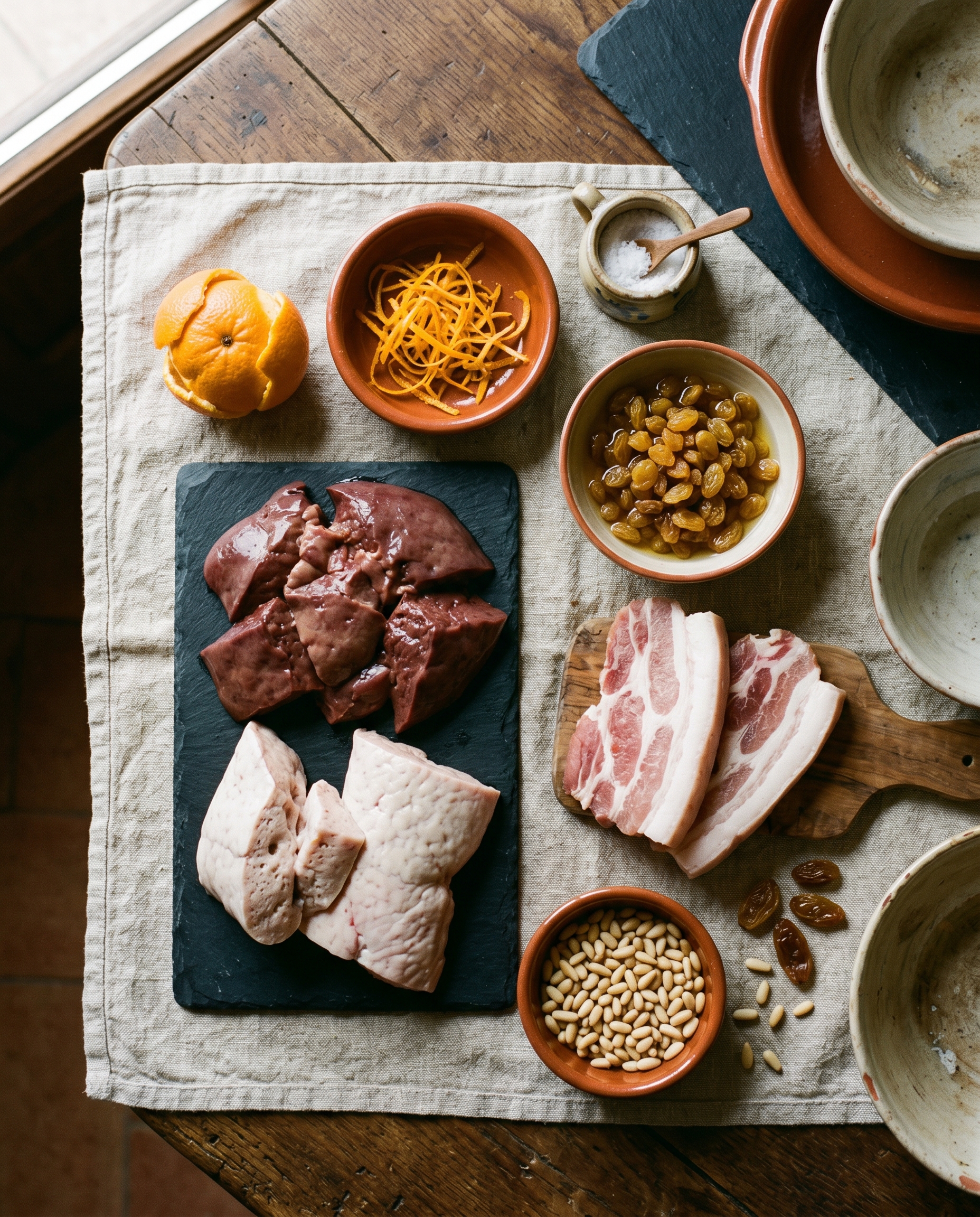 Ingredienti per mazzafegati