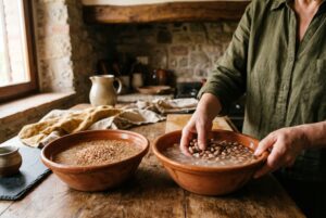 Minestra di Farro Umbra — passaggio 1