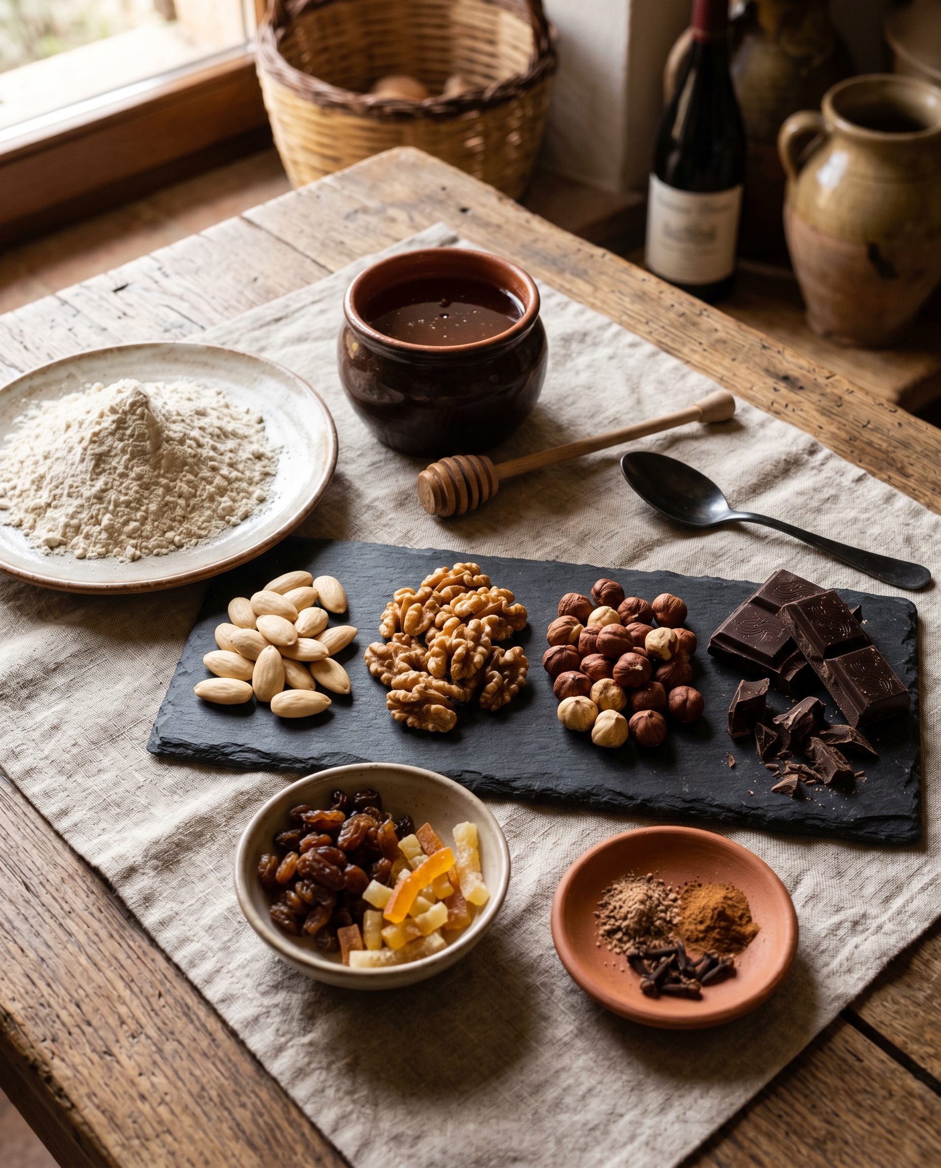 Ingredienti per pampepato ternano