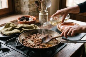 Pasta alla Norcina — passaggio 3