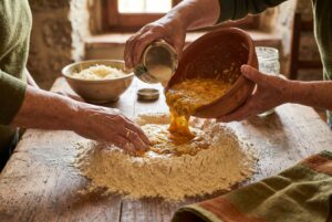 Pizza di Pasqua al Formaggio Umbra — passaggio 2