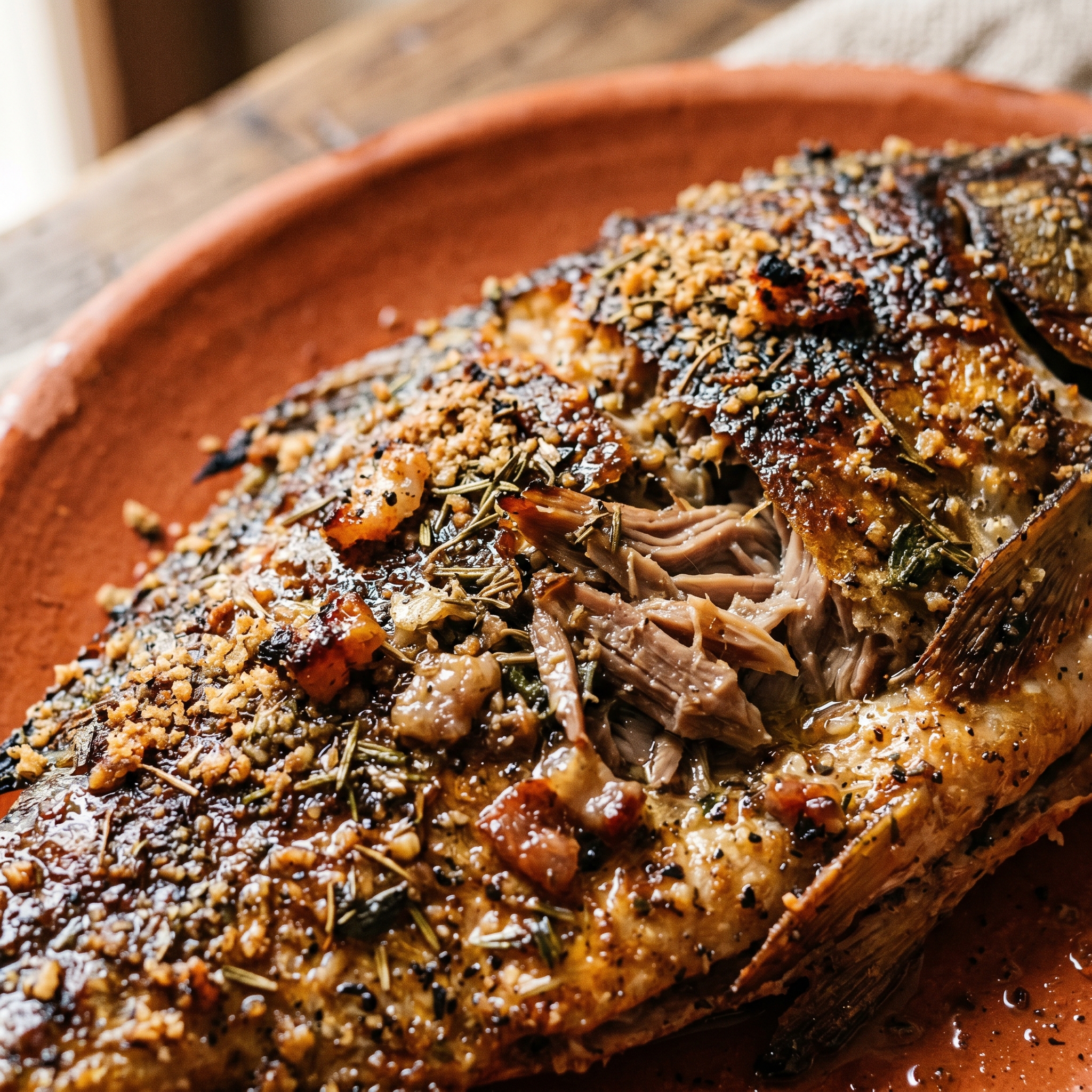 Regina in Porchetta — dettaglio della texture