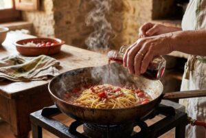 Spaghetti col Rancetto — passaggio 3