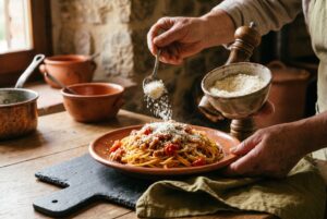 Spaghetti col Rancetto — passaggio 5
