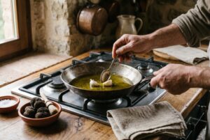 Strangozzi al Tartufo Nero di Norcia — passaggio 3