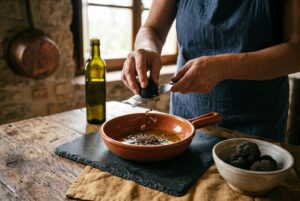 Strangozzi al Tartufo Nero di Norcia — passaggio 4