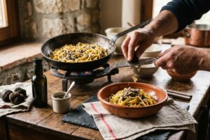 Strangozzi al Tartufo Nero di Norcia — passaggio 5