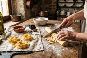 Tagliatelle al Tartufo Nero Umbro — passaggio 2